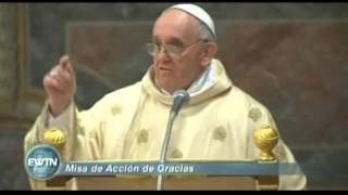 ⁣Primera homilia del Papa Francisco en la Capilla Sixtina