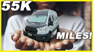 DETAILED UPDATE AT 55,000 MILES! Coachmen Beyond Ford Transit Camper Van