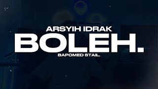 arsyih Idrak - BOLEH. [ DISKO TANAH ]