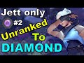 JETT TO DIAMOND "big brain plays"