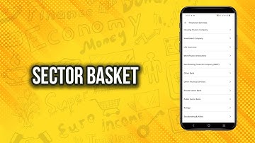 What is Sector Basket in the Flip App | Ideas | Flip Mobile | Geojit