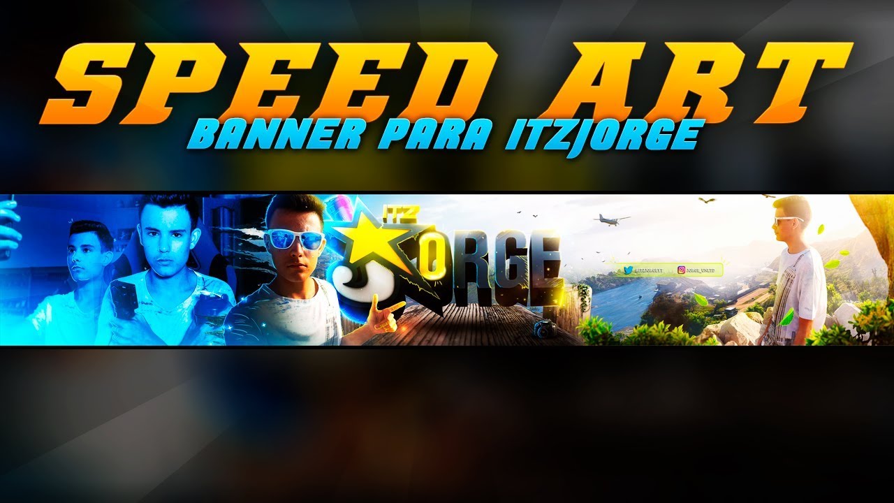 SPEED ART - BANNER PARA ITZJORGE - Erlanz