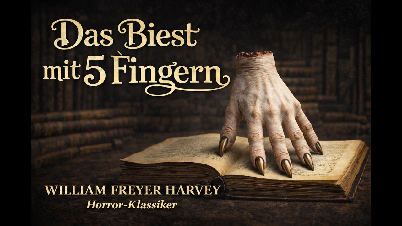 W.F. Harvey - Das Biest mit fünf Fingern / Horrorklassiker (Hörbuch komplett und illustriert)