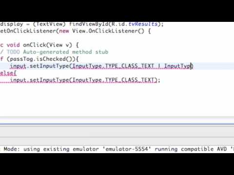 Android App Development for Beginners | 27 Set the Input Type of an EditText