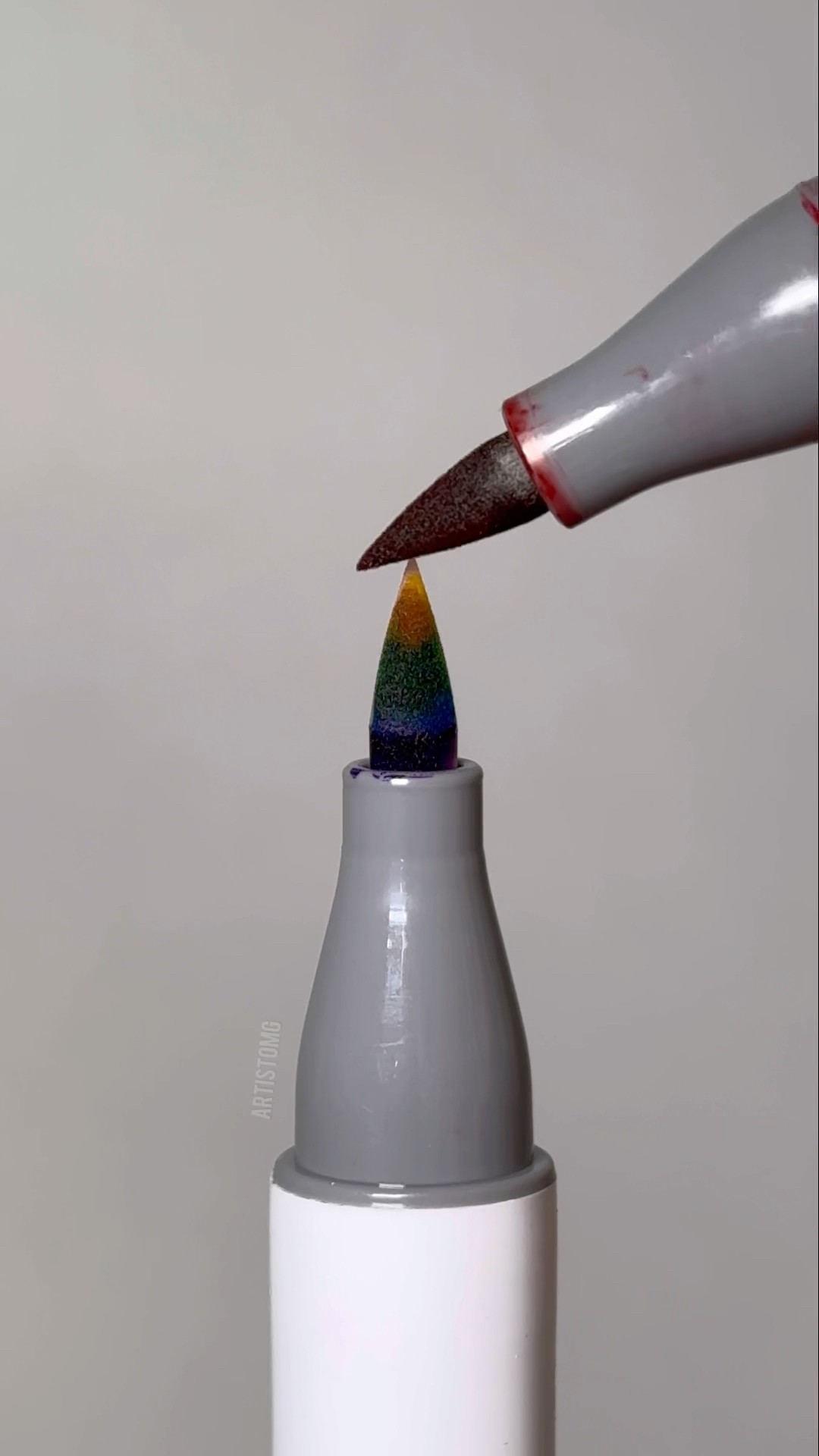 3D Marker with Rainbow Colors! ?✨? #artistomg #viral #artsupplies