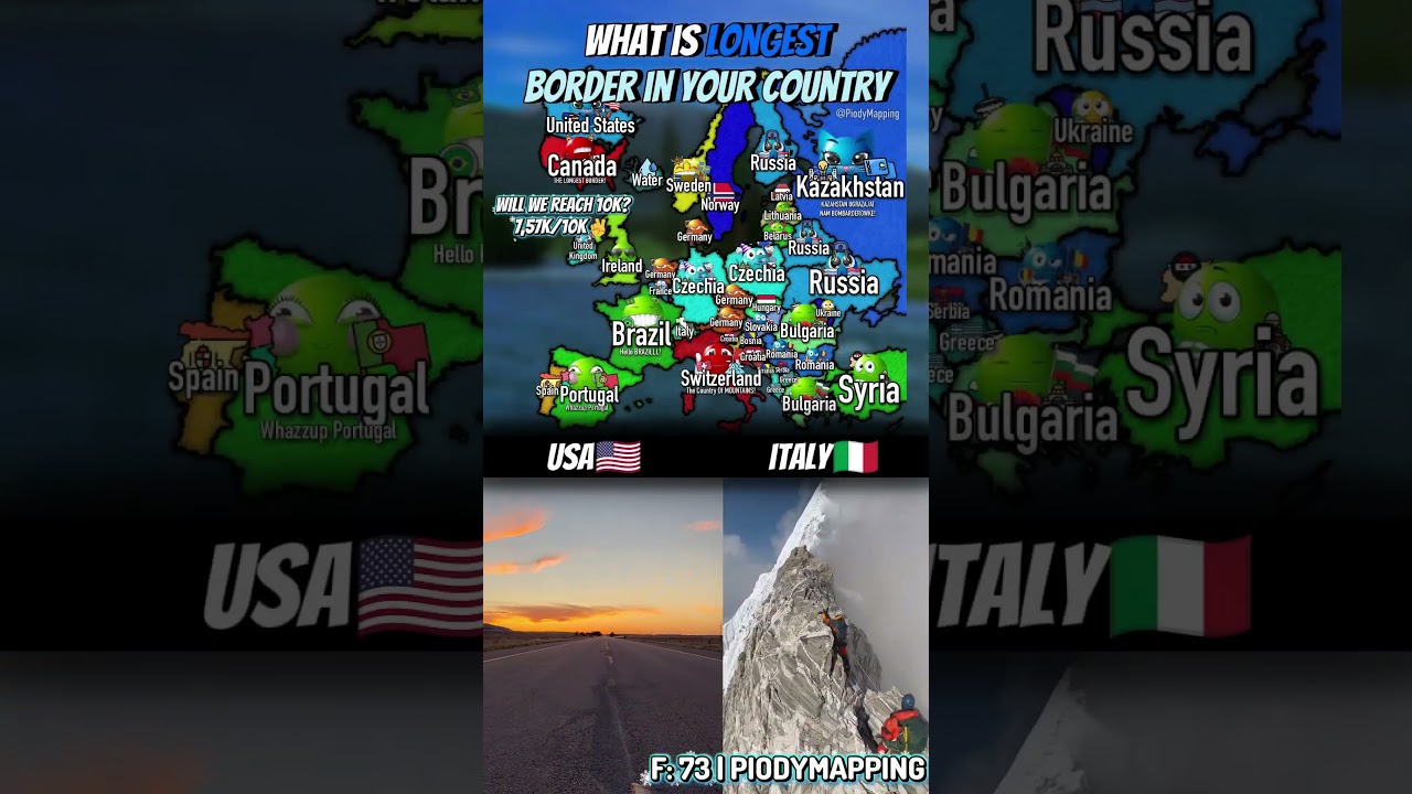 What Is Longest Border In Your Country 🖊️ ? 