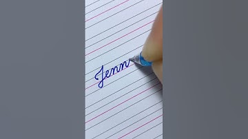 “Jennifer” Beautiful Name in Cursive Handwriting #cursivewriting #handwriting #calligraphy