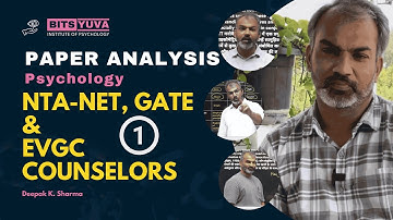 1 NTA-NET Psychology June 2025 | BITS YUVA | Psychology with Deepak Sharma