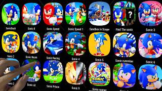 Sonic Dash,Sonic Boom,Sonic Foces,Sonic 1 2 3 4 5,Sonic Racing,Sonic Rumble,Sonic At The Olympic.... screenshot 5