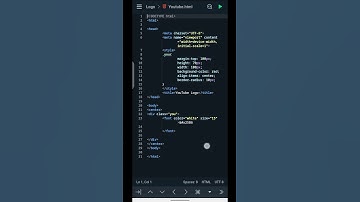 Youtube logo create with HTML, CSS & Javascript  Project ||  @myenjoyshort ||