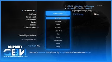 Genusion [Patch Edition] - MW2 1.14 OFFICIAL MOD MENU TRAILER