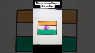 National flag drawing ideas | independence day/ republic day drawing 🇮🇳 #shorts #viral #trending
