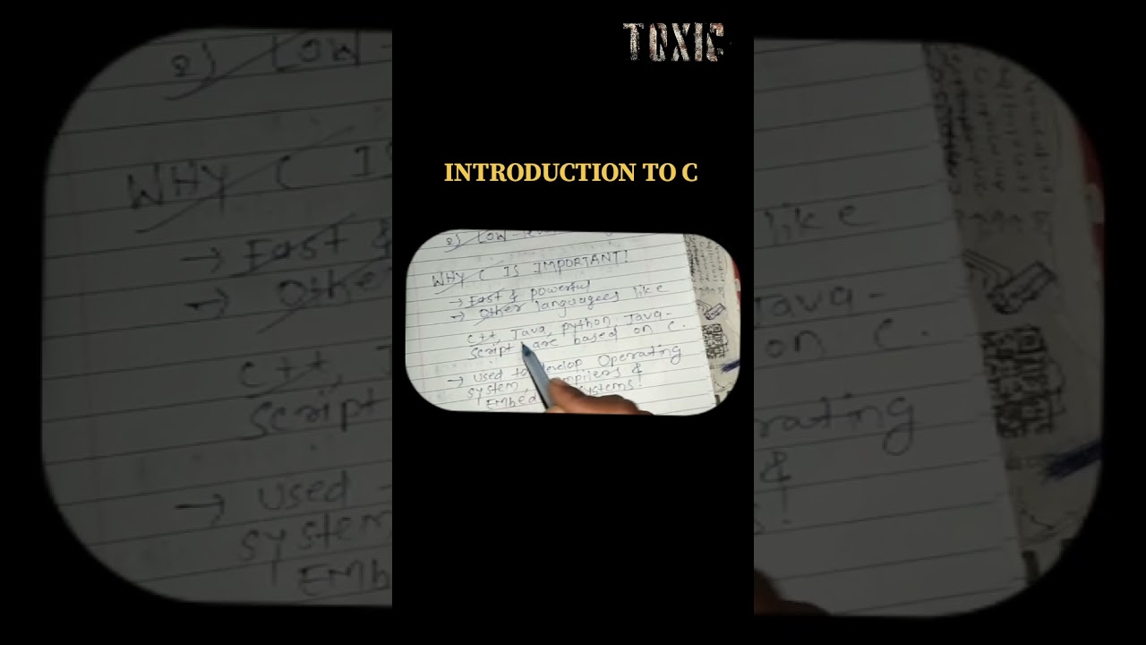 Introduction to C| Build strong basics & programming logic.