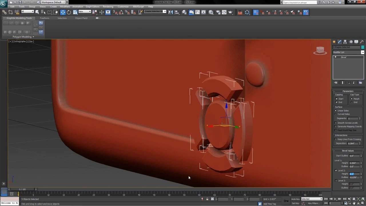 3D DSLR modeling, 3ds max part 2. - YouTube