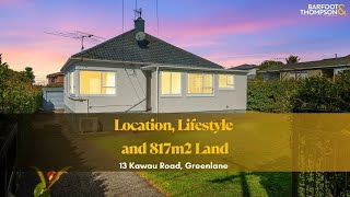 Location, Lifestyle and 817 m2 Land