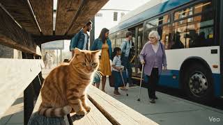 He Waited at the Bus Stop Every Morning 🐾🚌💔#shorts #tranding #viralvideo #funny #facts #cat 