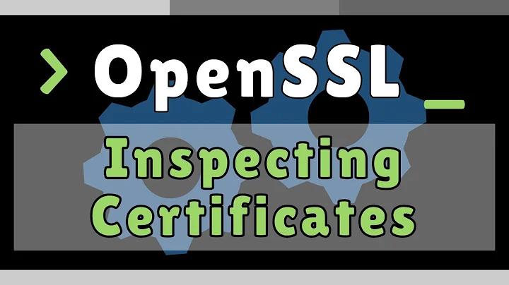 Looking inside an SSL Certificate with OpenSSL