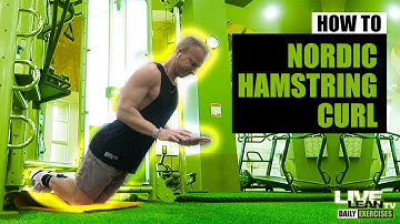 How To Do A NORDIC HAMSTRING CURL | Exercise Demonstration Video and Guide