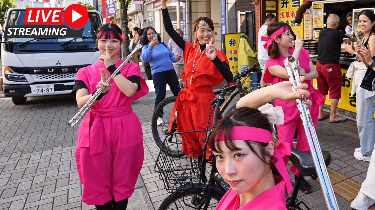 Hunting for Ninjas in Tokyo 🥷🔴 LIVE in 4K