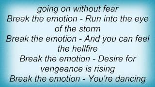 Thunderstone - Break The Emotions Lyrics