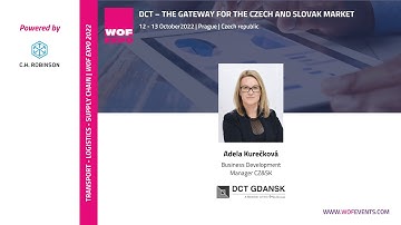 DCT Gdansk Keynote Presentation at WOF EXPO Prague 2022