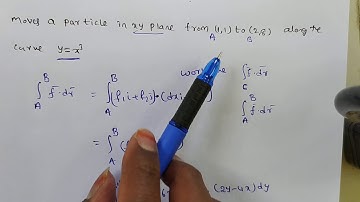 Problems on work done/ problems on line integration for engineering students