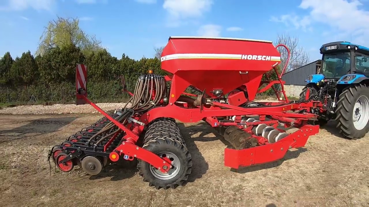 #Traktorosvlog. Haza hoztuk az új vetőgépet.Horsch Pronto 4DC, Landini 6-145RS.