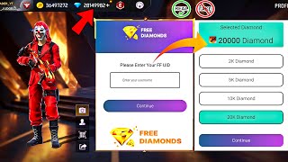 Free Fire Unlimited Diamond Top-Up Trick 2025💎 | No money 💰 | New website | Real or fake  Tamil screenshot 4