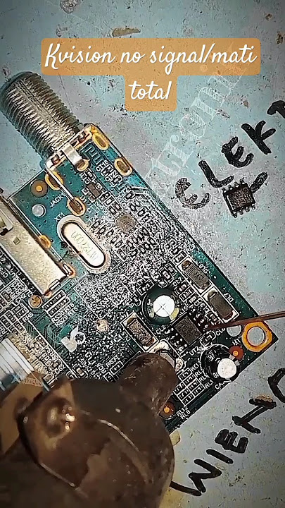receiver kvision tidak ada sinyal #parabola#teknisi #elektronik