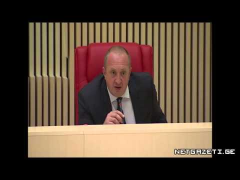 პრეზიდენტი სიტყვა ხელშეკრულების რატიფიკაციასთან დაკავშირებით