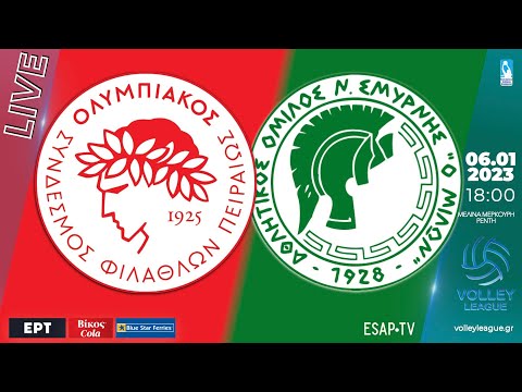 Ολυμπιακός Σ.Φ.Π. - Α.Ο.Ν.Σ. Μίλων | 10η αγ VOLLEY LEAGUE 2022-23 | Live Streaming ESAP TV