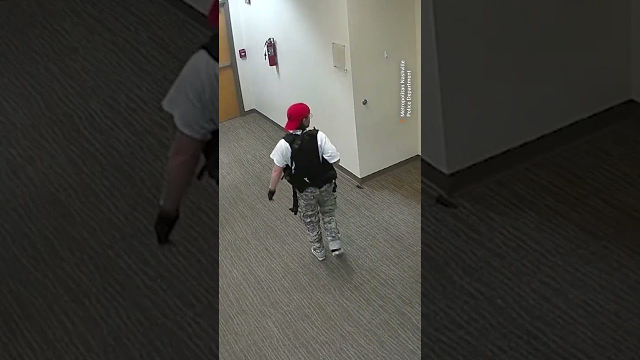 CCTV video shows suspect during Nashville shooting