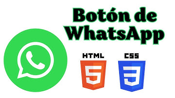 ¡CREA un botón de WhatsApp con HTML y CSS como un PROFESIONAL!