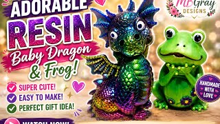 ✨ These Resin Creatures Turned Out SO CUTE! | Dragon & Frog DIY