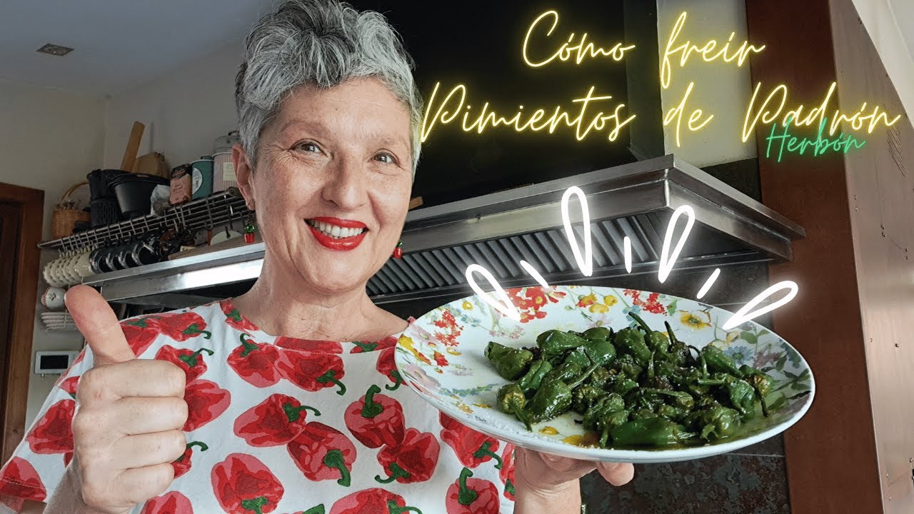 🌶 CÓMO FREÍR PIMIENTOS DE PADRÓN 🌶 con Thermomix®  #TM6  🔝