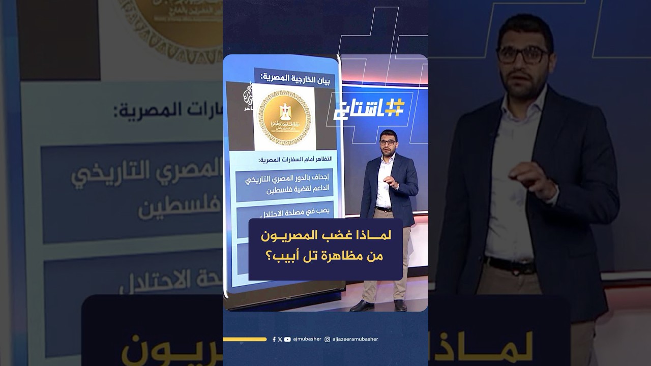 لماذا غضب المصريون من مظاهرة تل أبيب؟