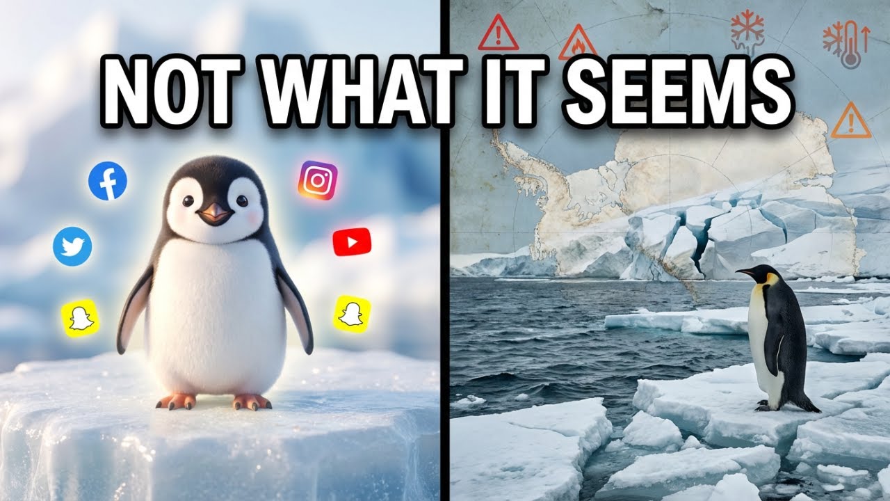 Viral Penguin Clips vs Climate Reality: The Truth Antarctica Hides