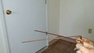 I HAVE BEEN FEELING STRANGE TODAY I FELT LIKE MY MOM WAS HERE SO I PULLED OUT THE DOWSING RODS
