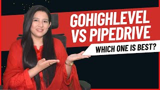 GoHighLevel vs Pipedrive | Best CRM For Small Business &amp; Agencya?