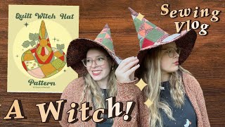 Sewing a Quilted Witch Hat (using The Prairie Misfit’s Pattern) - Cozy Fall Sewing Vlog