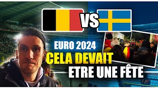 🇧🇪 THE MATCH IS STOPPED! BELGIUM - SWEDEN 🇸🇪 | Euro 2024 | Vlog 40
