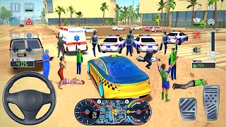 럭셔리 태양광 자동차 운전, 오픈 월드 택시 드라이버 게임 플레이 (Taxi Sim 2020) BEST 2021 자동차 시뮬레이터 게임 Android/IOS 게임 플레이 screenshot 4