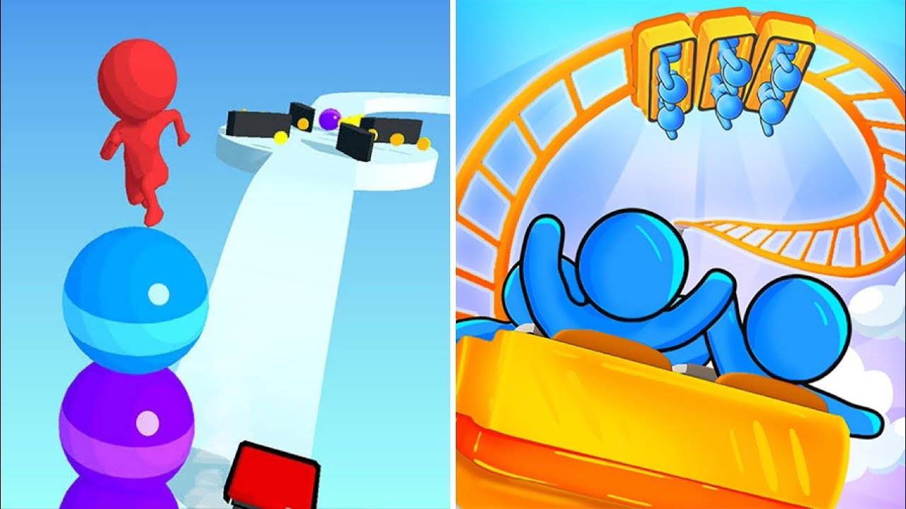 Stack Rider Vs Runner Coster🈳⚫️🈳New Levels Max Walkthrough Gameplay HG31