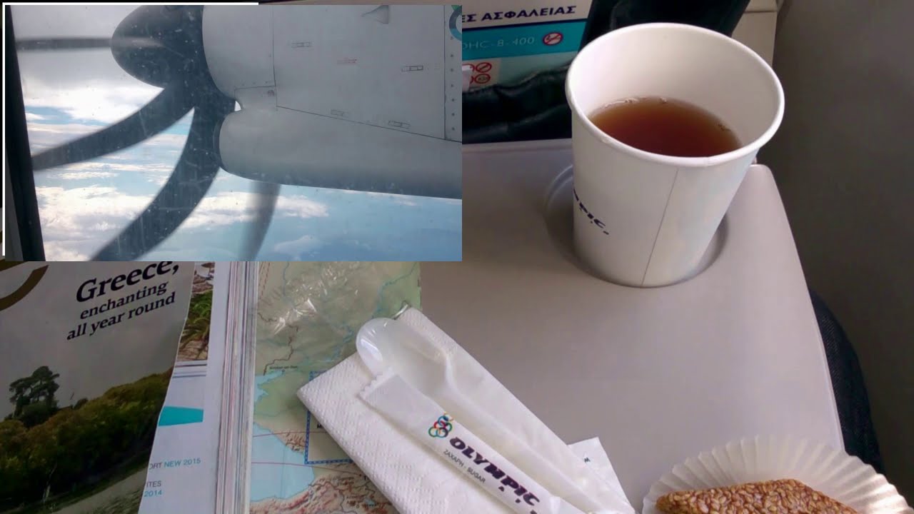 Olympic Q400 | Athens-Rhodes | OA204 1st year Aegean-Olympic cooperation @ Celebrating Flight