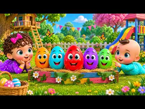 Fun Learning Colors and Numbers | 🥚🌈Colorful Eggs Adventure | English Rhymes | Kids Songs