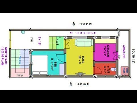 16 40 North Face House Plan Youtube