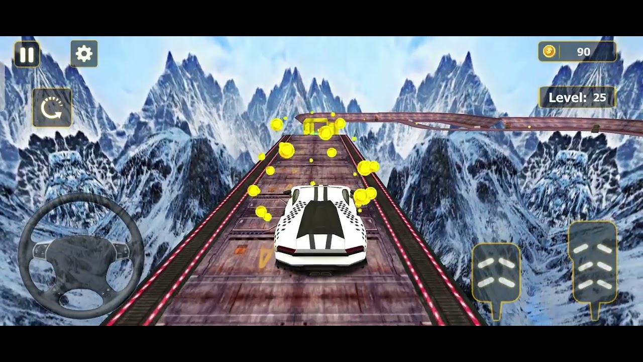 🎮 Impossible Track Cyber Game | Ultimate Driving Skills - Car game । 