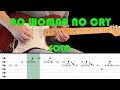 NO WOMAN NO CRY - Guitar lesson - Guitar solo with tabs (fast & slow) - Bob Marley