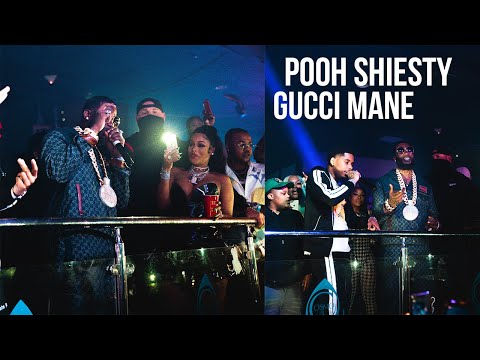Pooh Shiesty & Gucci Mane First Performance of 2021 in Atlanta, Security Fights Crowd