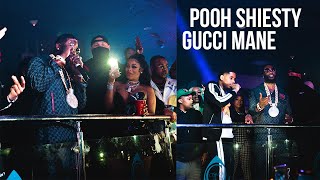 Pooh Shiesty &amp; Gucci Mane First Performance of 2021 in Atlanta, Security Fights Crowd